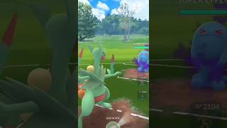 Monster☠️My Mega Sceptile Is Monster Badly Destroyed Team Rocket Grunt 🚀pokemongoshortspvp [upl. by Aramad]