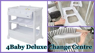 Unboxing and assembly of 4Baby Deluxe Bath amp Changing Table [upl. by Bollen662]