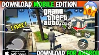 How To Download GTA 5 on Android EASY 100 Working  PLAY GTA v on Android without PC [upl. by Nonek]