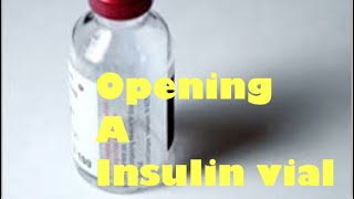 Insulin Vial [upl. by Vaasta]