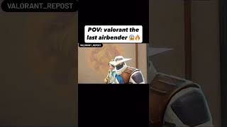 Jett the last air bender meme  valorantrepost [upl. by Najar]