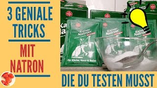 3 geniale Tricks mit Natron für Haushalt Wäsche und Genuss [upl. by Tudor217]