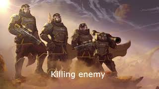 Helldivers 1 Male Soldier voice lines [upl. by Bernarr176]