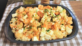 TU COME FAI I CAVOLFIORI SENZA BESCIAMELLA GRATINATI AL FORNO ricetta cavolfiori gratinati [upl. by Hildie867]