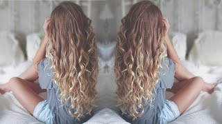 ✿ No Heat Loose Curls Tutorial   BLOOPERS ✿ [upl. by Ariaek]