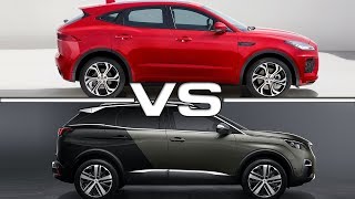 2018 Jaguar EPace vs 2018 Peugeot 3008 [upl. by Aicat]