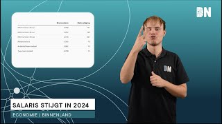 Salarissen stijgen in 2024 vooral mensen met minimumloon [upl. by Felecia]