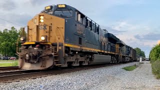 CSX 3310 with a Nice K5LA Leads I031 at Ricks Rd [upl. by Nicolais]