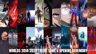 Worlds 20142024 Music Video amp Opening Ceremony  Worlds 2024 [upl. by Gordan313]