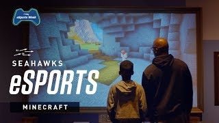 Mo Kelly Visits MoPOP Minecraft Exhibit  Seahawks eSports Week [upl. by Aret]