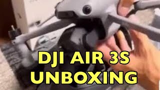 DJI AIR 3S Unboxing by Quadro News [upl. by Nutter652]