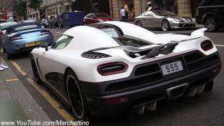 Koenigsegg Agera R Engine Start and Driving [upl. by Magda]