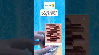 Lipstick Combo Only Rs152 🤯 unboxing unboxingbyes flipkartfinds flipkart [upl. by Shipman]