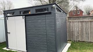 Review Of My 10x7 Suncast Shed From Costco [upl. by Enoyrt]