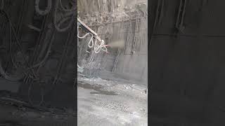 Shotcrete  Concrete  Tunnel Lining  Diversion Tunnel concrete construction mohammad [upl. by Nitsua]