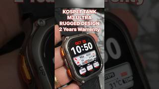 KOSPET TANK M3 ULTRA RUGGED DESIGN tank M3 kospet smartwatch [upl. by Pasol]