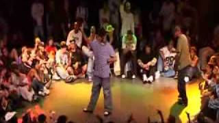 Salah VS Blade  Popping Battle  Semi Final of IBE 2005 [upl. by Newo]