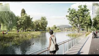 Interactive digital twin for Landesgartenschau 2024  Kirchheim bei München [upl. by Kirk]