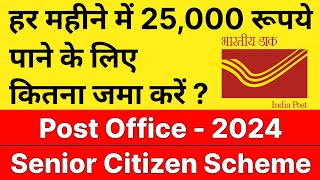 SCSS Post Office Scheme 2024  Senior Citizen Saving Scheme  Senior Citizens Income Tax Benefits [upl. by Elvin244]