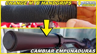 🚲Como CAMBIAR EMPUÑADURAS del Manillar de BICICLETA 🚲How to CHANGE BICYCLE HANDLEBAR GRIPS  BTWIN [upl. by Berriman193]