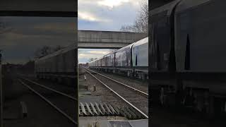 66702 on 6N61 1200 Drax Aes Gbrf to Tyne Coal Terminal Gbrf passing SherburninElmet on 30124 [upl. by Atisusej]