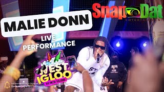 MALIE DONN Live Performance at WESTIGLOOJM Trelawny Jamaica [upl. by Kobi870]