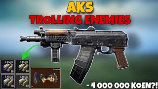 AKS DRUM MAG TROLLING ENEMIES IN ARENA BREAKOUT [upl. by Omlesna]