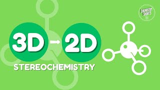 How to convert 3d ⚫chiral carbon to 2d  🧪Organic chemistry [upl. by Tail]