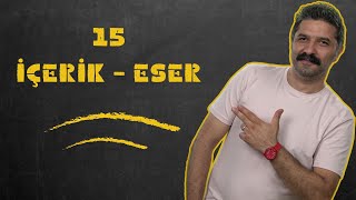 15 İçerik  Eser  SAYILARLA EDEBİYAT  PDF  RÜŞTÜ HOCA [upl. by Tris]