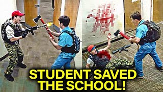 School Shooter Who Messed With The Wrong Person [upl. by Alrrats731]