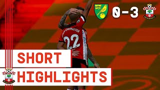 90SECOND HIGHLIGHTS Norwich City 03 Southampton  Premier League [upl. by Marika]