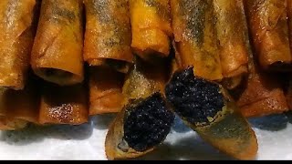 UBE TURON UBE HALAYA TURON  TURON RECIPE  HOW TO MAKE UBE TURON [upl. by Fonda]