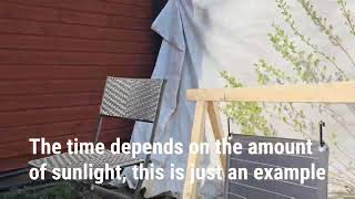 How long does it take a 21W foldable solar panel to charge [upl. by Hnid]