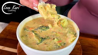 Broccoli Cheddar Soup Copycat Recipe Better than Panera [upl. by Butterworth]