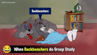 When Backbenchers do Group Study  New Funny Meme  Edits MukeshG [upl. by Enaht194]