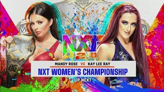 Mandy Rose vs Kay Lee Ray NXT Womens Championship  Full Match [upl. by Aridni]