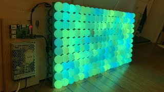 400 NeoPixels WS2801 controlled by Go on a RaspberryPi [upl. by Worra832]