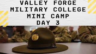 Valley Forge Military College Mini Camp 2024  Day 3 [upl. by Araccat]