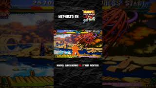 Mephisto en Marvel Super Heroes Vs Street Fighters [upl. by Ylrak]