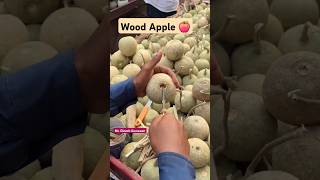 Unique Masala Wood Apple Of Bangladesh woodapple apple food fruit streetfood fruitcutting [upl. by Ransell]