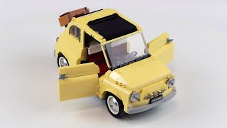 LEGO 10271 Fiat 500 Creator Expert FlyThrough Showcase Demonstration [upl. by Inhoj]