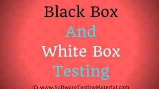 Black and White Box Testing Introduction  Georgia Tech  Software Development Process [upl. by Sinne]