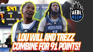 Lou Will and Montrezl Harrell combine for 91 POINTS in ProAm game [upl. by Cleasta647]