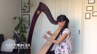 Les tierces  Tournier ABRSM Grade 1 Harp [upl. by Taro821]