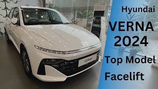 New Hyundai Varna Facelift 15Ltr Petrol 2024  Price  Full Review and all features [upl. by Cavan]