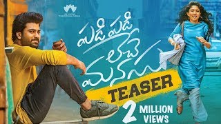 Padi Padi Leche Manasu Teaser 4K  Sharwanand  Sai Pallavi  Hanu Raghavapudi [upl. by Robbi]