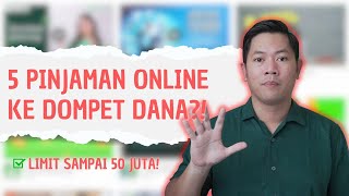 BISA CAIR KE DANA💯5 Pinjaman Online Langsung Cair Saldo DANA [upl. by Strader717]