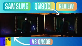 Samsung Neo QLED QN90C Mini LED 2023 Review  Side By Side Comparison VS QN90B [upl. by Atinauj]