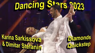 Dancing Stars 2023 Karina Sarkissova amp Dimitar Stefanin „Diamonds Are A Girl’s“ Quickstep [upl. by Ihcur537]