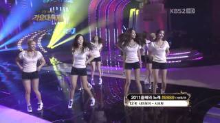 SNSD  Festival 111230 KBS Gayo Daejun [upl. by Ahsoek]